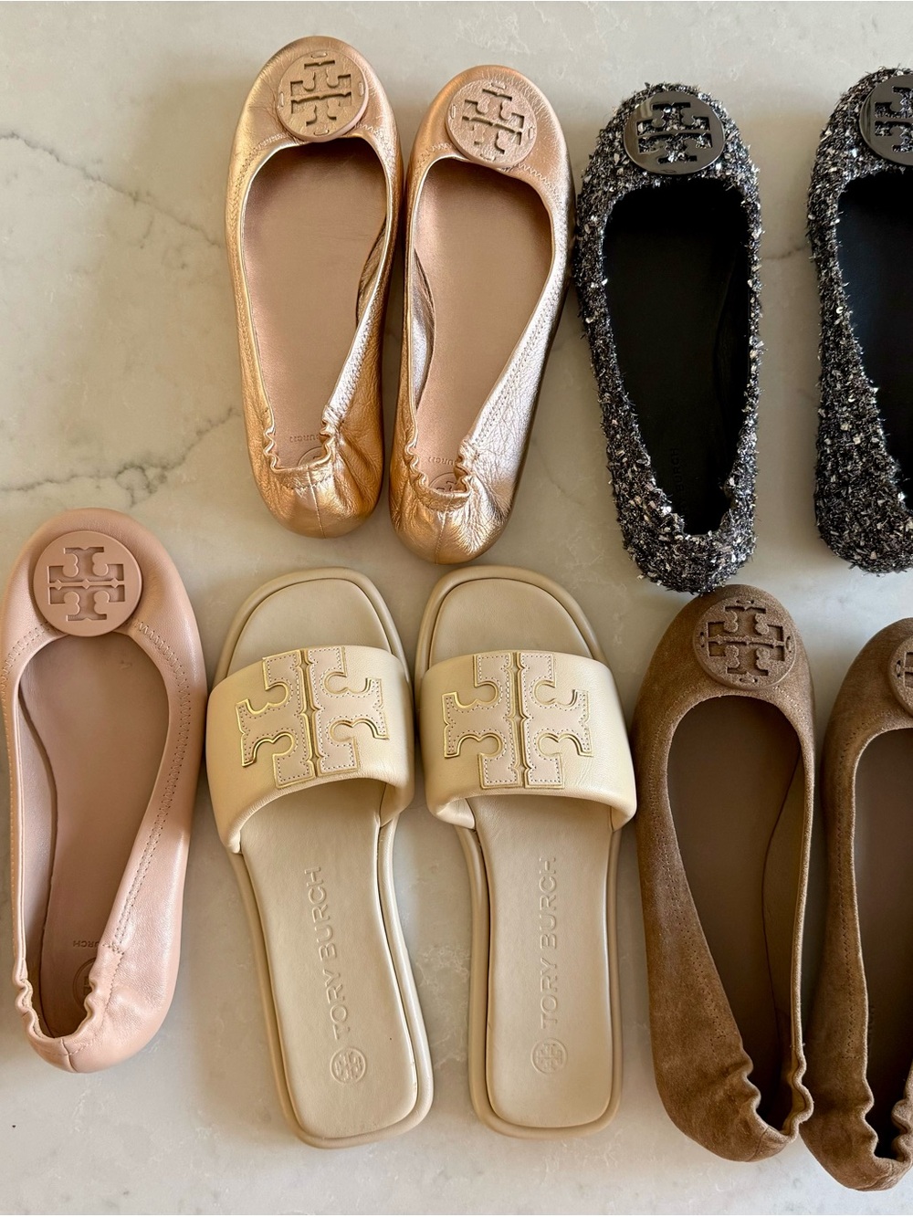 Tory Burch Women's flats & sandal bundle